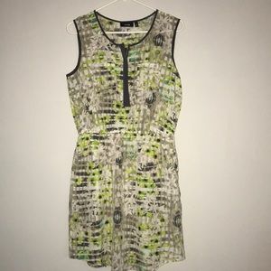 Lightweight tea length dress with pockets